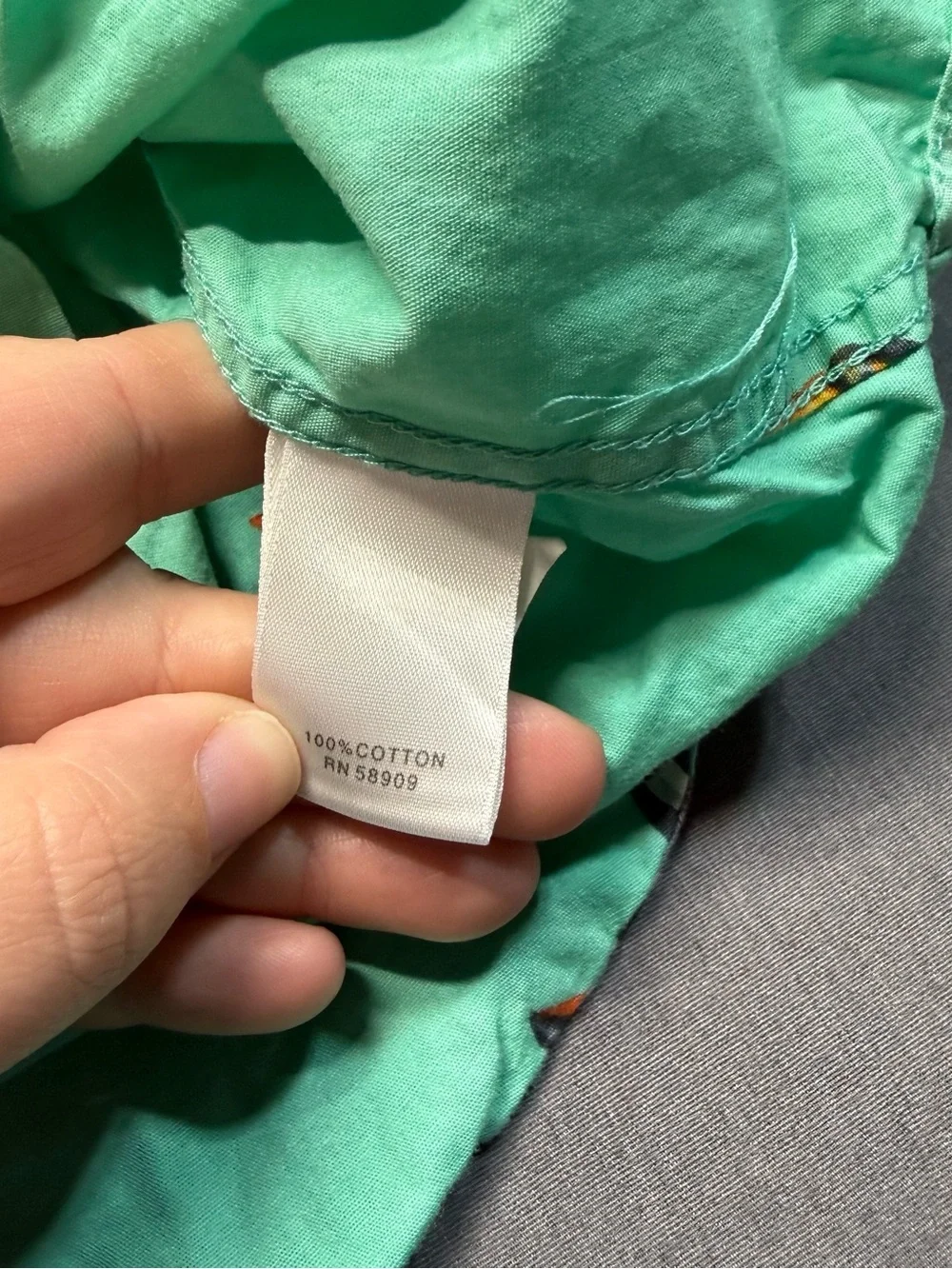 First Wave Mint Green Toucan Print Button Down Shirt
